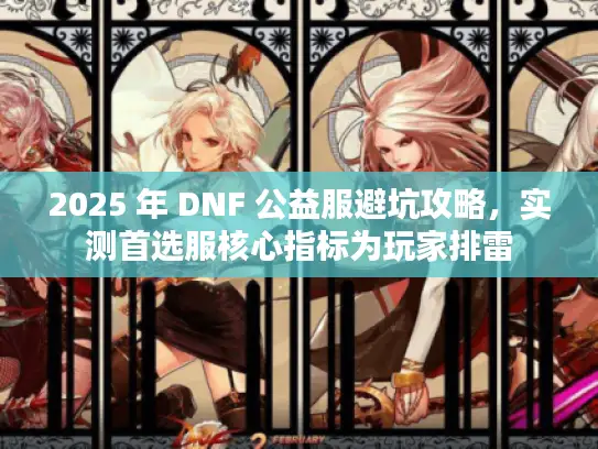 2025 年 DNF 公益服避坑攻略，实测首选服核心指标为玩家排雷