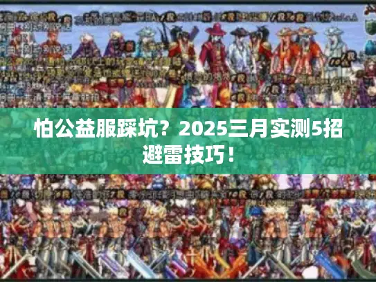 怕公益服踩坑？2025三月实测5招避雷技巧！