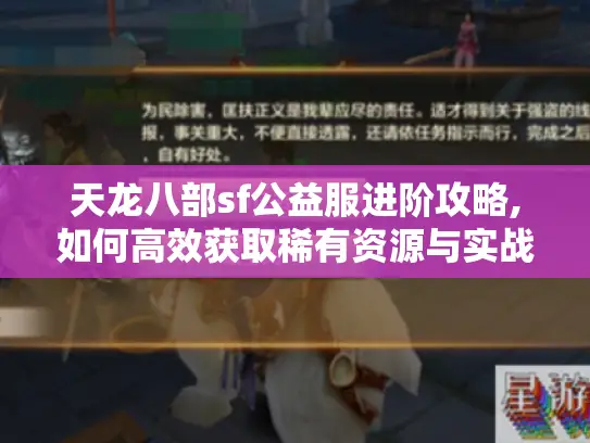 天龙八部sf公益服进阶攻略,如何高效获取稀有资源与实战技巧