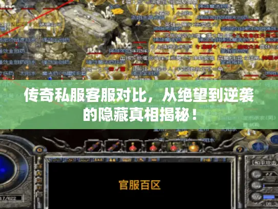 传奇私服客服对比,从绝望到逆袭的隐藏真相揭秘! 传奇私服客服对比,从绝望到逆袭的隐藏真相揭秘!