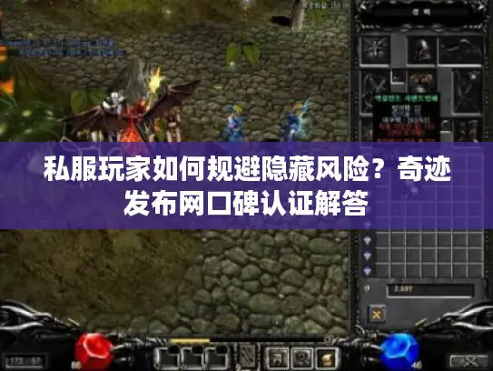 私服玩家如何规避隐藏风险？奇迹发布网口碑认证解答