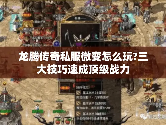 龙腾传奇私服微变怎么玩?三大技巧速成顶级战力