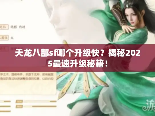 天龙八部sf哪个升级快？揭秘2025最速升级秘籍！