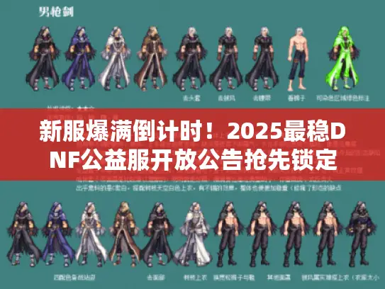 新服爆满倒计时！2025最稳DNF公益服开放公告抢先锁定