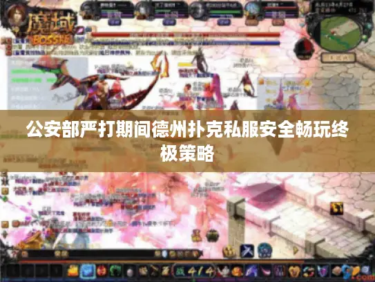 公安部严打期间德州扑克私服安全畅玩终极策略