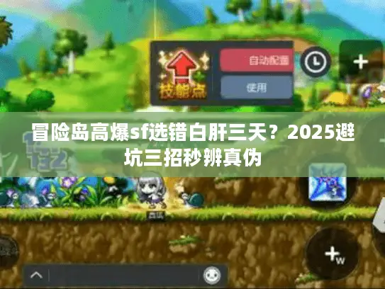 冒险岛高爆sf选错白肝三天？2025避坑三招秒辨真伪