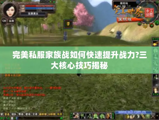 完美私服家族战如何快速提升战力?三大核心技巧揭秘 完美私服家族战如何快速提升战力?三大核心技巧揭秘