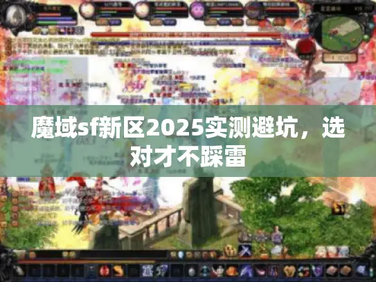 魔域sf新区2025实测避坑,选对才不踩雷 魔域sf新区2025实测避坑,选对才不踩雷