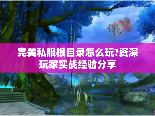 完美私服根目录怎么玩?资深玩家实战经验分享