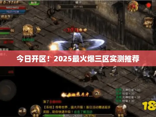 今日开区！2025最火爆三区实测推荐