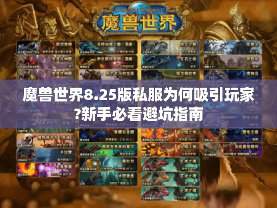 魔兽世界8.25版私服为何吸引玩家?新手必看避坑指南