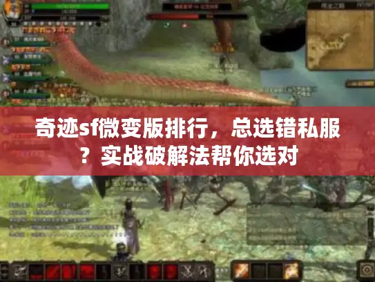 奇迹sf微变版排行，总选错私服？实战破解法帮你选对