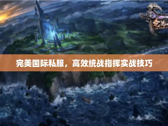 完美国际私服，高效统战指挥实战技巧