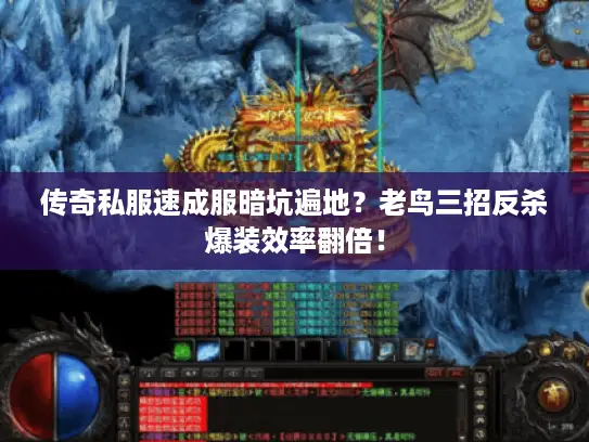 传奇私服速成服暗坑遍地?老鸟三招反杀爆装效率翻倍! 传奇私服速成服暗坑遍地?老鸟三招反杀爆装效率翻倍!