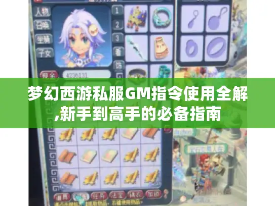 梦幻西游私服GM指令使用全解,新手到高手的必备指南