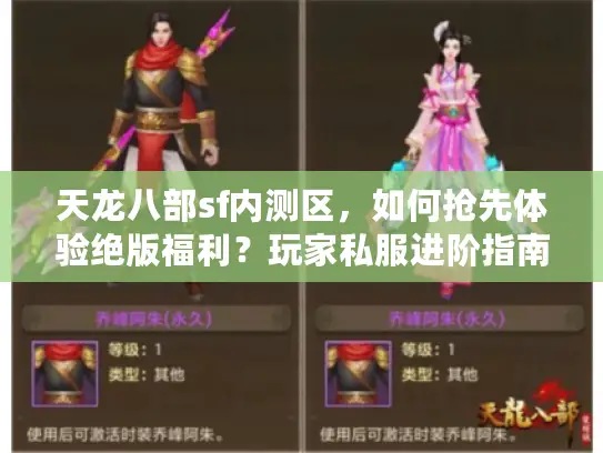 天龙八部sf内测区，如何抢先体验绝版福利？玩家私服进阶指南
