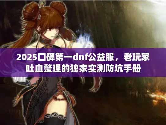 2025口碑第一dnf公益服，老玩家吐血整理的独家实测防坑手册