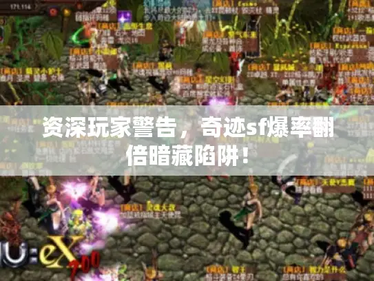 资深玩家警告，奇迹sf爆率翻倍暗藏陷阱！