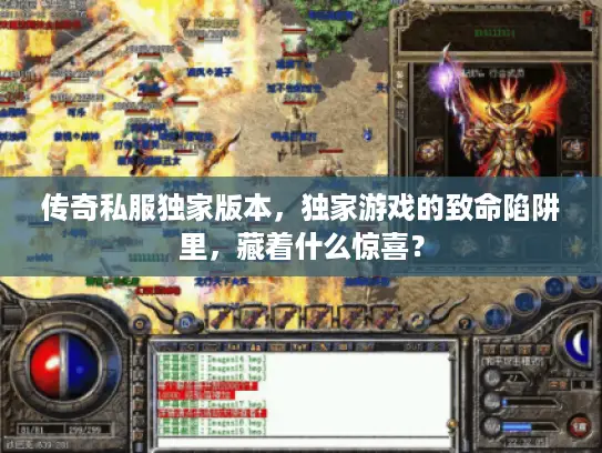 传奇私服独家版本，独家游戏的致命陷阱里，藏着什么惊喜？