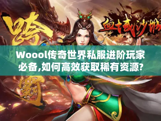 Woool传奇世界私服进阶玩家必备,如何高效获取稀有资源?