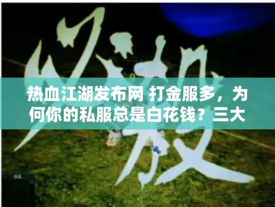热血江湖发布网 打金服多，为何你的私服总是白花钱？三大筛选秘技曝光