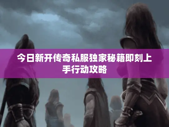 今日新开传奇私服独家秘籍即刻上手行动攻略 今日新开传奇私服独家秘籍即刻上手行动攻略