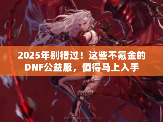 2025年别错过！这些不氪金的DNF公益服，值得马上入手