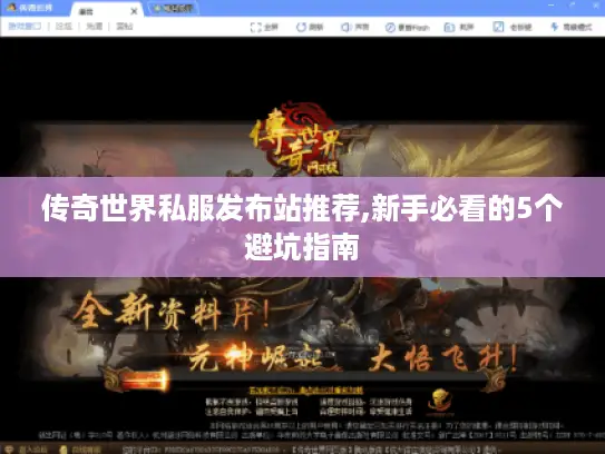 传奇世界私服发布站推荐,新手必看的5个避坑指南
