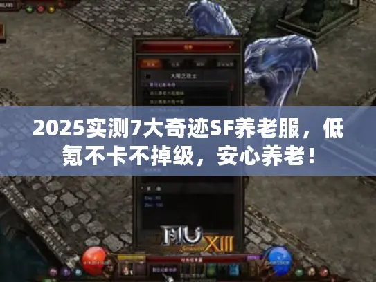 2025实测7大奇迹SF养老服，低氪不卡不掉级，安心养老！