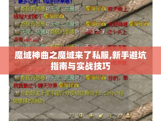 魔域神曲之魔域来了私服,新手避坑指南与实战技巧