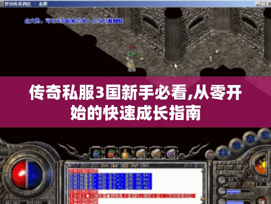 传奇私服3国新手必看,从零开始的快速成长指南
