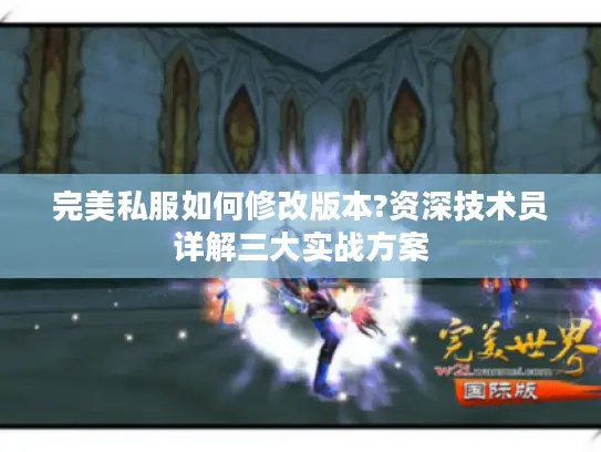 完美私服如何修改版本?资深技术员详解三大实战方案