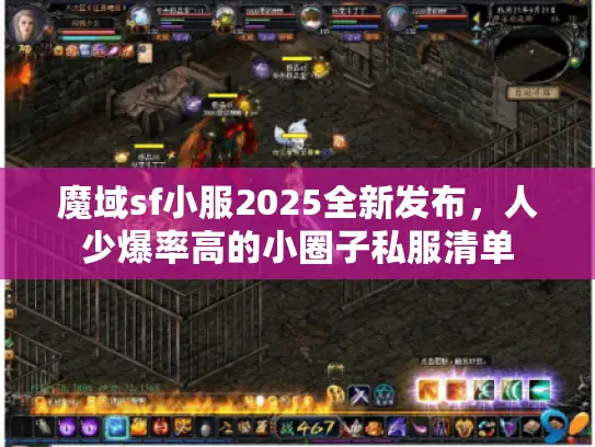 魔域sf小服2025全新发布，人少爆率高的小圈子私服清单