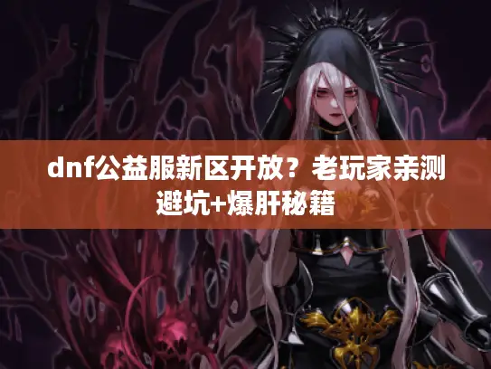 dnf公益服新区开放？老玩家亲测避坑+爆肝秘籍