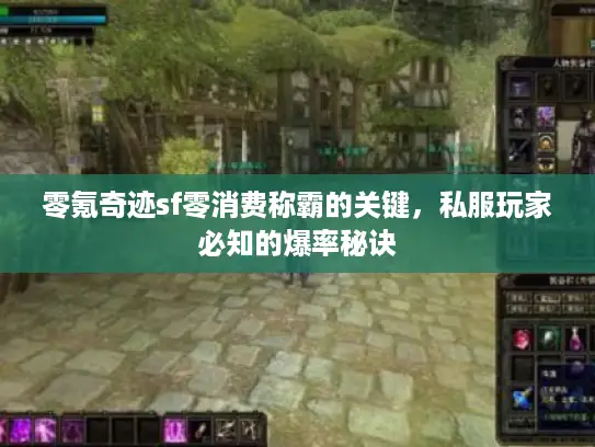 零氪奇迹sf零消费称霸的关键，私服玩家必知的爆率秘诀