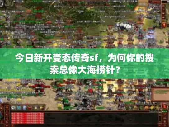 今日新开变态传奇sf，为何你的搜索总像大海捞针？