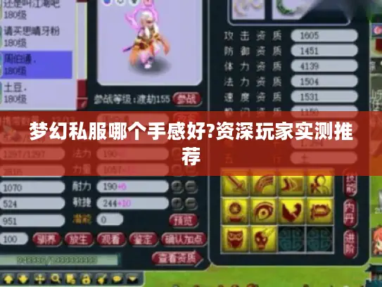梦幻私服哪个手感好?资深玩家实测推荐