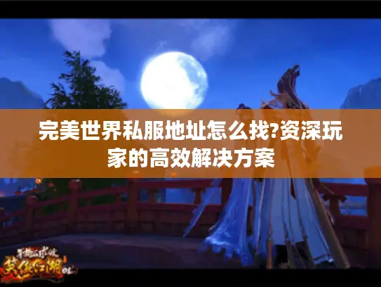 完美世界私服地址怎么找?资深玩家的高效解决方案