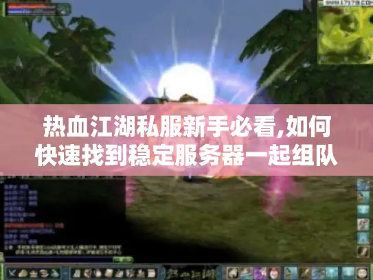 热血江湖私服新手必看,如何快速找到稳定服务器一起组队?