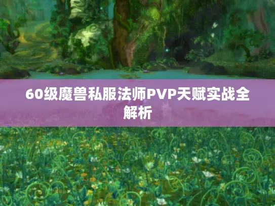 60级魔兽私服法师PVP天赋实战全解析 60级魔兽私服法师PVP天赋实战全解析