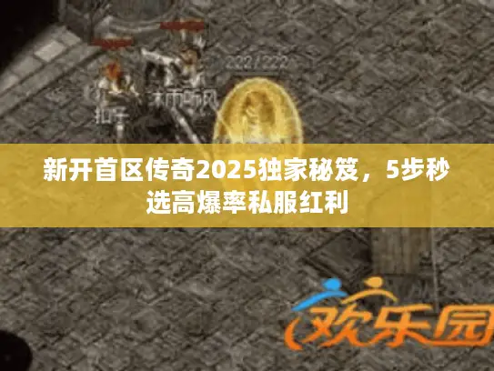 新开首区传奇2025独家秘笈，5步秒选高爆率私服红利