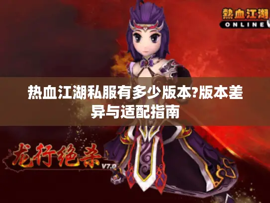 热血江湖私服有多少版本?版本差异与适配指南