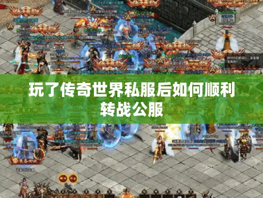 玩了传奇世界私服后如何顺利转战公服