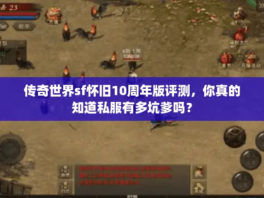 传奇世界sf怀旧10周年版评测，你真的知道私服有多坑爹吗？