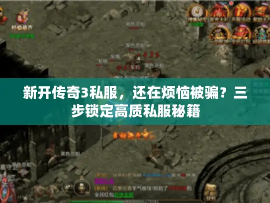 新开传奇3私服，还在烦恼被骗？三步锁定高质私服秘籍