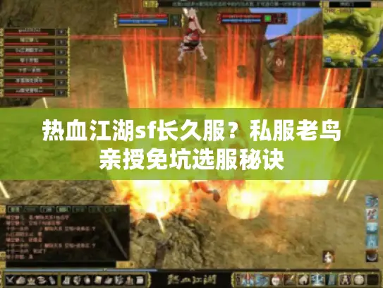 热血江湖sf长久服?私服老鸟亲授免坑选服秘诀 热血江湖sf长久服?私服老鸟亲授免坑选服秘诀