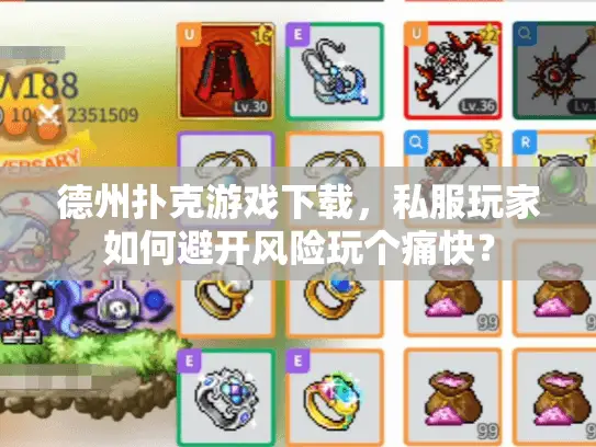 德州扑克游戏下载，私服玩家如何避开风险玩个痛快？