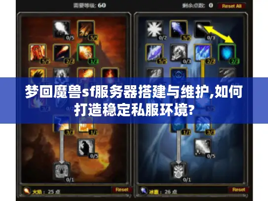 梦回魔兽sf服务器搭建与维护,如何打造稳定私服环境? 梦回魔兽sf服务器搭建与维护,如何打造稳定私服环境?