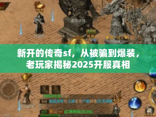新开的传奇sf，从被骗到爆装，老玩家揭秘2025开服真相