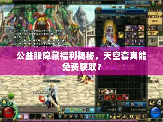公益服隐藏福利揭秘，天空套真能免费获取？